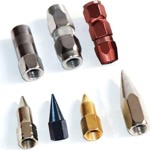 7pcs Grease Flat Nozzle Sharp Nozzle Heavy Duty Grease Explosion-proof Nozzle For Grease Flat Nozzle Hand Tool Accessories