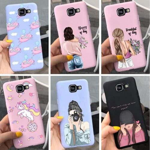 For Samsung Galaxy A5 2017 2016 Case New Fashion Cute Girls Serirs Cover For Samsung A5 2016 A510F A520F Galaxy A 5 Back Bumper