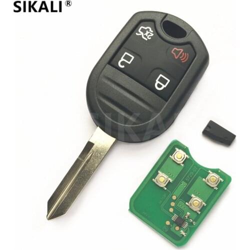 4 Buttons Remote Car Key for Ford Explorer Edge Escape Maverick Kuga Raptor Vehicle Chip frequency 315MHz/433MHz