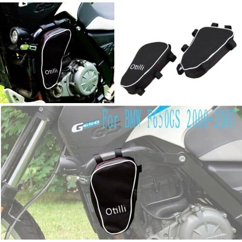 For BMW F650GS 2000-2007 F650GS Dakar NEW FOR SW Motech Crash Bar Motorcycle Frame Crash Bar Bags Tool Placement Travel Bag