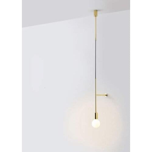 Europe Minimalist Line Wall Lamp Modern Concise Geometry Arts Restaurant Bar Counter Soft Install Plan Division Wall Lamp