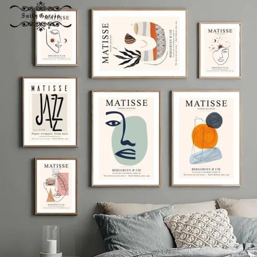 Henri Matisse Artwork Abstract Figure Meditation Canvas Painting Wall Art Nordic Poster and Prints Interior Decoration Pictures