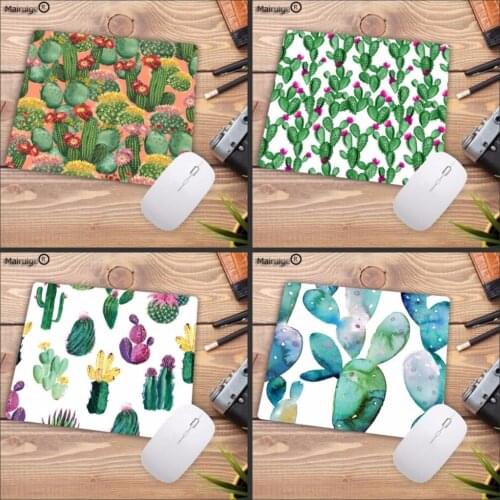 Mairuige Boy Gift Pad desert cactus Small Gaming MousePads for Dota2 LOL mouse pad gamer Decorate Your Desk at Home And Office
