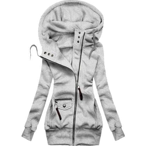 Fashion Women Sweatshirt Pullover Hoodies Long Sleeve Dress Hooded Solid Hooded Tops Drawstring Sweatshirts Slim Long Hoodies
