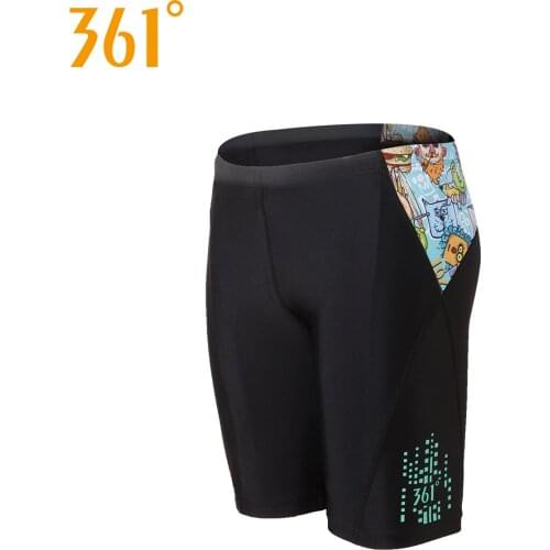 361 Male Black Swim Short Professional Mens Swimming Trunks Competition Swimming Shorts Pool Swim Trunks Beach Shorts Bathing