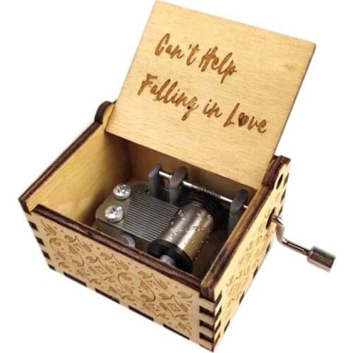 Dad Queen Sailor Birthday Spirited Daughter Festival Christmas son Sunshine styles Mom Music Box Moon Away Wife Love Wooden