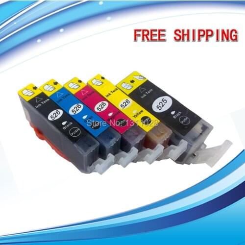PGI-525 CLI-526 compatible ink cartridge for PIXMA MG8150 MG6150 MG5250 MG8250 IP4850 IX6550 MX885 MX895 MX715,3sets,15pcs