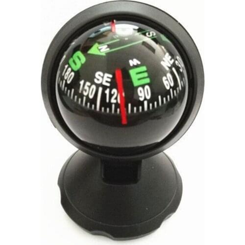 Car Interior Decor Plastic Navigation Compass Ball Automobile Vehicle Outdoor Direction Guidance Tool Adhesive Compass