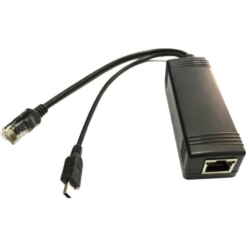 PoE power over ethernet Splitter Adapter 48V to 5V Converter Micro USB