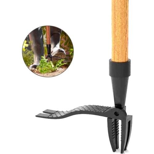 Stand Up Weeder Metal Claw Weed Root Puller Remover Garden Hand Tool No Bending Standing Weeding Rooter Shovel Clip