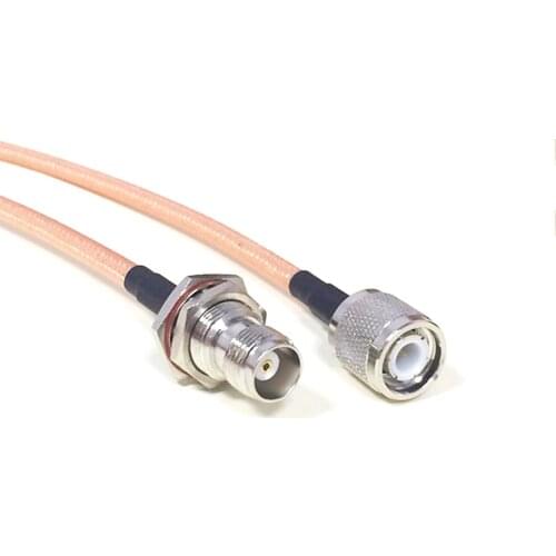 TNC Female Jack Switch TNC Male Plug RG142 Cable Adapter 50CM 20" for WIFI antenna