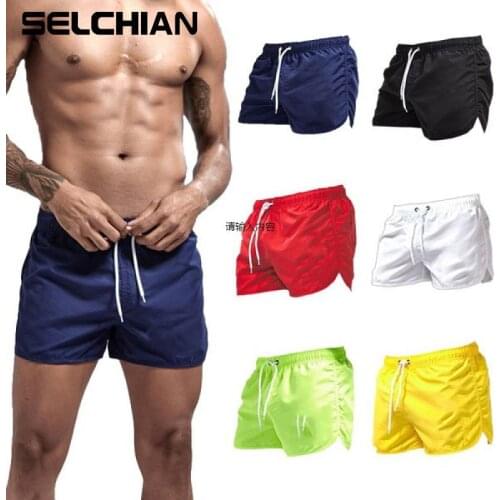 SELCHIAN Men's Sports Swimming Trunks