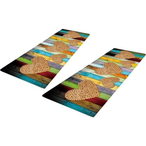 Love Pattern Indoor Door Mats Entrance Rug Shoe Scraper For Bathroom Kitchen