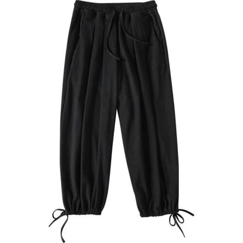 Loose Simple Bloomers Streetwear Trousers Fashion Casual Harem Pants Mens 2021 Spring Summer New Youth Hip-Hop Tide Sports