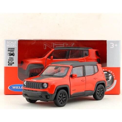 Welly 1:36 Diecast Renegade Trailhawk SUV Sport Car HIgh Simulator Alloy Metal Model Car