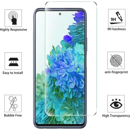 Phone screen protector for Samsung Galaxy note 8 9 10 pro s7 edge s8 s9 plus s10 lite s10e s20 FE 20 Ultra tempered glass film