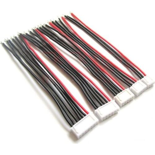 10PCS 10cm Model airplane battery XH2.54mm balance charging plug 2S 3S 4S 5S 6S charging cable 22AWG