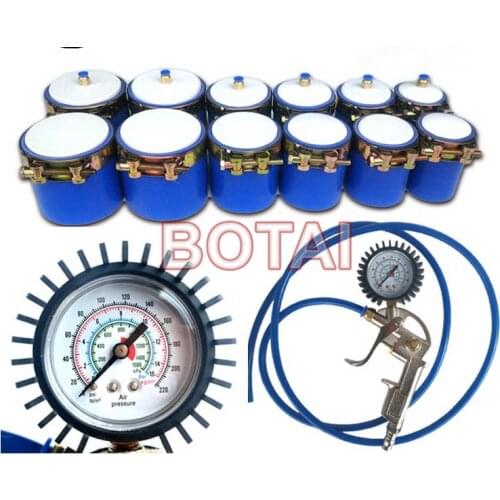 12pcs turbo turbocharger intercooler aircooler leakage and pressure test tools ,turbo charger repair tools