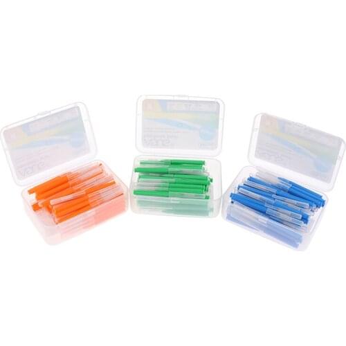 60Pcs 0.6-1.5mm Interdental Brushes Health Care Tooth Toothpick Oral Hygiene