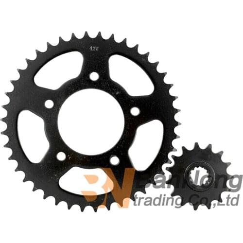 Free shipping Motorcycle Front&Rear Sprocket geartransmission For CB400 92-98 CB-1