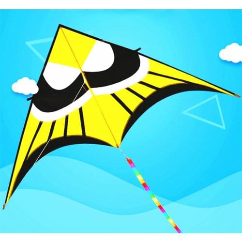 Free shipping Triangle kite flying outdoor toys nylon bat kite factory for kids wheel snake eagle scruples albatross glow cord