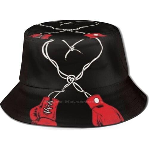 Boxing Love Pattern Hats Outdoor Hat Sun Cap Boxing Boxing Gloves Boxing Boxing Love Love Boxing