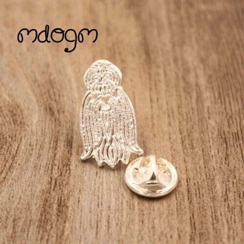 Mdogm Shih Tzu Dog Animal Brooches And Pins Birthday Suit Cute Funny Metal Small Collar Badges Gift For Male Men B131