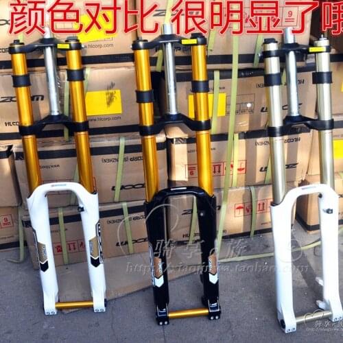 DHL Shipping ZOOM 680DH 20MM Through Axle Electric Before Suspension DH Fork Cruiser Alloy Downhill Fork Mountain Bike 20mm 11/8