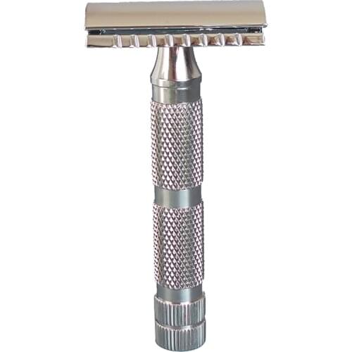 Dscosmetic safety razor for men double edge blade razor head classic copper metal Barber Straight Razor Shaving Machine