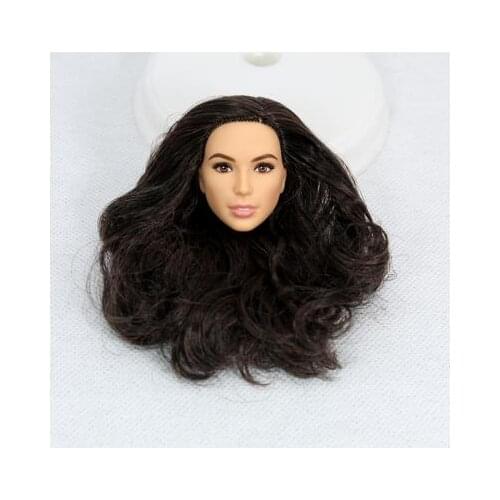 Close Lips Lady Collection Doll Toy Head Princess Doll Head Girl DIY Dressing Hair Toys Kids Makeup DIY Toy Girl Birthday Gift