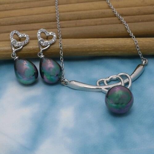 High Elegant Water Drop Necklace Earrings Set Dress Accessories Bridal Dress Malachite Green Beads Bridal Wedding Jewelry Set