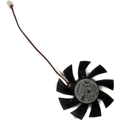T128015SH 2pin 3PIN GPU VGA Cooler Cooling Fan For Gigabyte N240 N250 GTS240 250 GTS450 Video Cards As Replacement