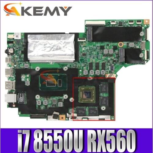 Mainboard ype 81C7 81AG for Lenovo 720-15IKB laptop motherboard 16877-1M 448.0CJ03.001M with CPU i7 8550U 4G-RAM RX560 GPU