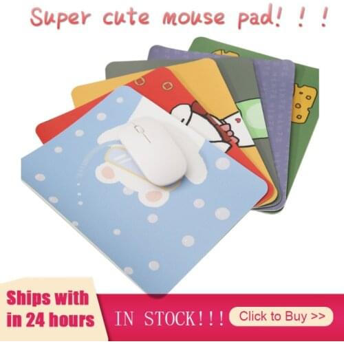 Cartoon cute personalized style PC/laptop gaming mouse pad/pad 2mm thick non-slip 22*18cm suitable for office games Blotters
