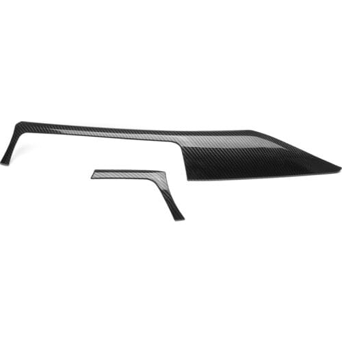 2PCS Carbon Fiber Style Center Control Panel Trim For BMW F30 F34 F32 F33 F36