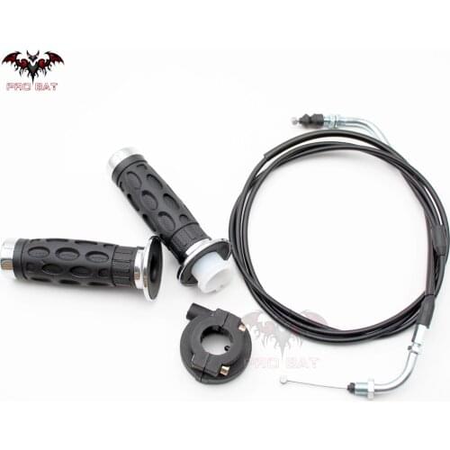 Throttle Twist Grip With 7 8" Scooter Throttle Cable Housing Holder For GY6 50cc 80cc 125cc 150cc QMB139 Chinese Scooter PRO BAT