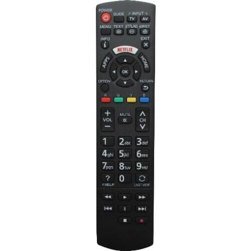 Remote Control For Panasonic TX-L39E6E TX-L39E6EK TX-32ASN608 TX-32AST606 TX-32ASW504 TX-32ASX603 TX-32ASX609 Viera LED HDTV TV