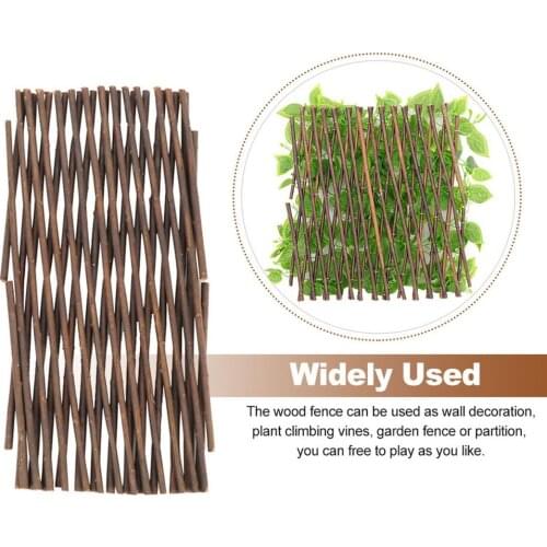Garden Trellis Expandable Plant Support Willow Lattice Fence Support Lattice Garden Fence Panel Home Yard Garden Decoration