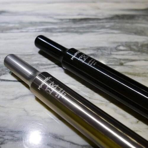 Folding bicycle aluminum seat post 31.8x560mm for brompton bike CNC seatpost Ultra light 250g black silver