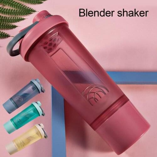 500/600ML Bicycle Water Bottle Outdoor Frosted Water Blender Cup Cold Water Cycling Water Bottle cycling Gym Fitness Equipment