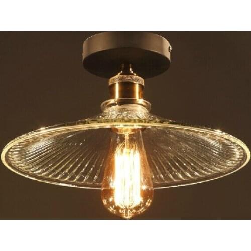 Vintage Modern MINI Nordic loft American Retro Clear Glass Ceiling Lamp Shade Hanging light buffet creative corridor Lighting