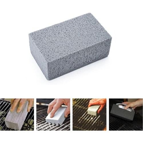 1 PCS BBQ Cleaning Stone Non Slip Handheld Odorless Grill Ecological Clean Brick Barbecue Scraper Griddle Removing Stains Brush