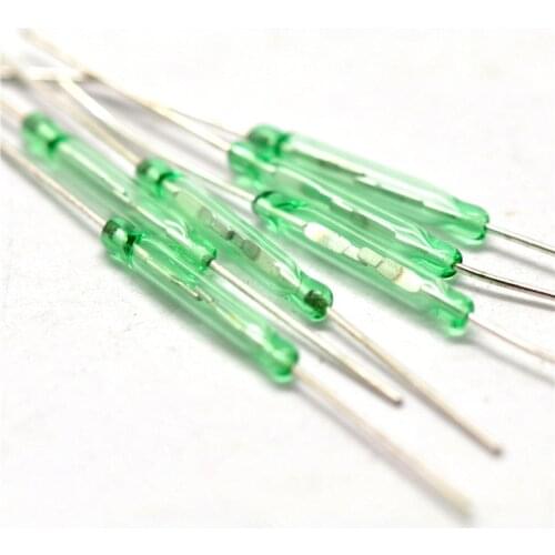 10pcs/lot MKA14103 reed switch, magnetically controlled magnetic switch 2X14MM normally open