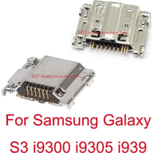 10PCS 7 Pin Charger Port Micro USB Charging Dock Port Connector Socket Plug For Samsung Galaxy S3 I9300 i9305 I9308 I939 I535