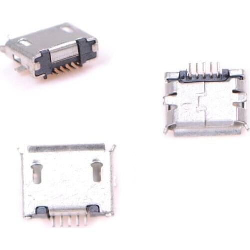 20pcs Micro USB 5pin B Type Female Connector For Phone SMD SMT Soldering PCB Mount Micro USB Connector