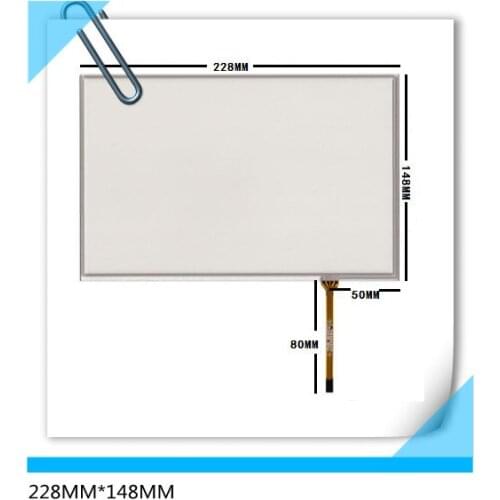228*148 New 10.1 inch 10.2 inch 4 line industrial resistance touch screen LCD panel 228MM*148MM free shipping