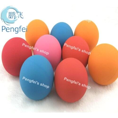 Free shipping 5PCS 60mm hollow rubber balls for children non-professional racket ball
