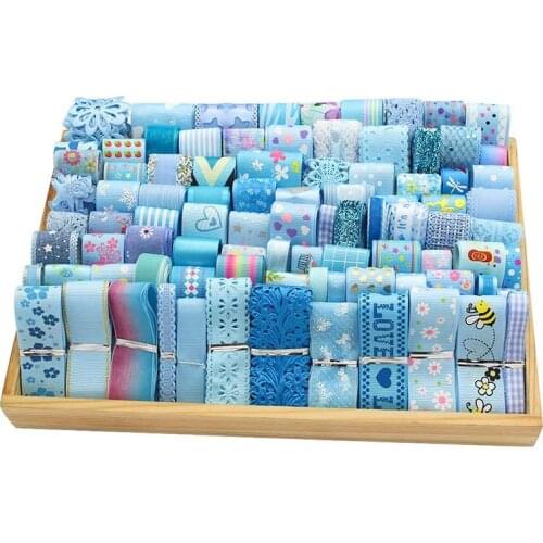 6-40mm/20Y Mix Ribbon Bouquet Cake Gift Box Packaging Birthday Love Wedding Event Party Headwear Floral Christmas Decoration