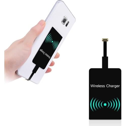 QI Wireless Charger Receiver Connector For iPhone 7 6S Samsung Xiaomi Micro USB Type C Android Universal Induction Pad Dock Coil