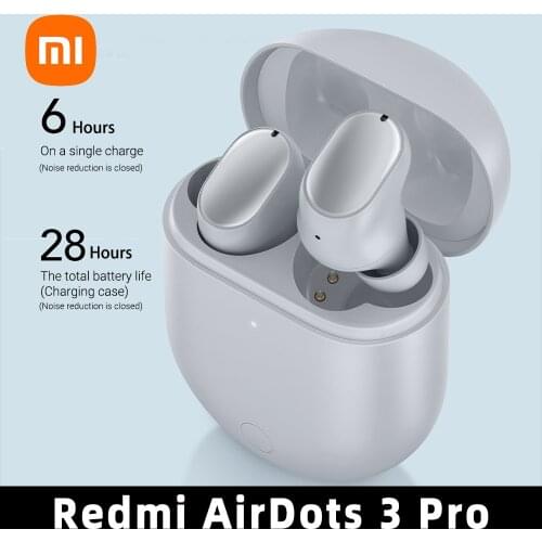 Xiaomi Redmi AirDots 3 Pro Ture Wireless Bluetooth 5.2 Earphone Low latency Earbuds IPX4 Waterproof 35dB ANC Headset With Mic